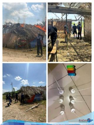 Barak Narkoba di Binjai Selatan Kembali Digrebek Dan Dimusnahkan Polres Binjai.